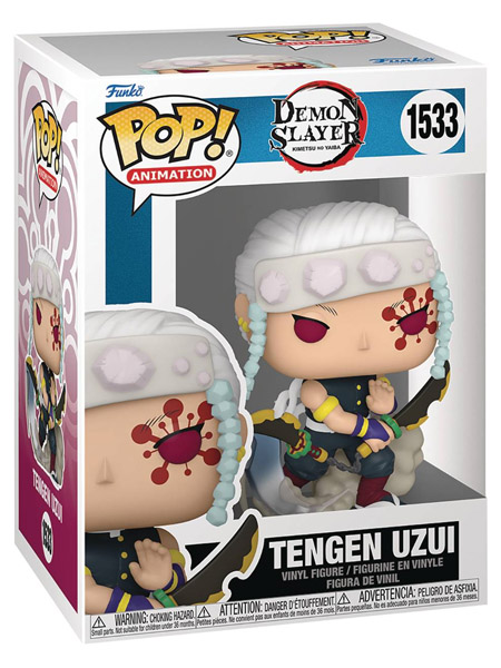 Funko POP #1533 Demon Slayer Tengen Uzui with Nichirin Cleavers Figure